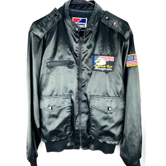 SNAP-ON Tools Vintage Jacket Mens MEDIUM 1970 Larg - Picture 2 of 8